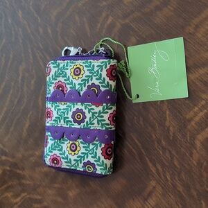 Vera Bradley key, card and coin purse